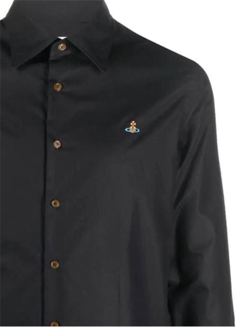 Orb-embroidered organic-cotton shirt Vivienne Westwood | 2401000JW009QN401